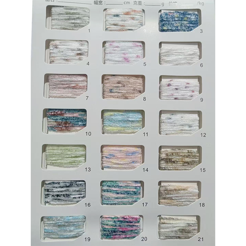 Fio de Chenille de poliéster fosco completo